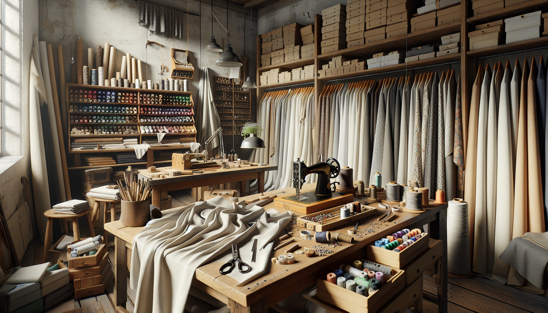 atelier de confection textile