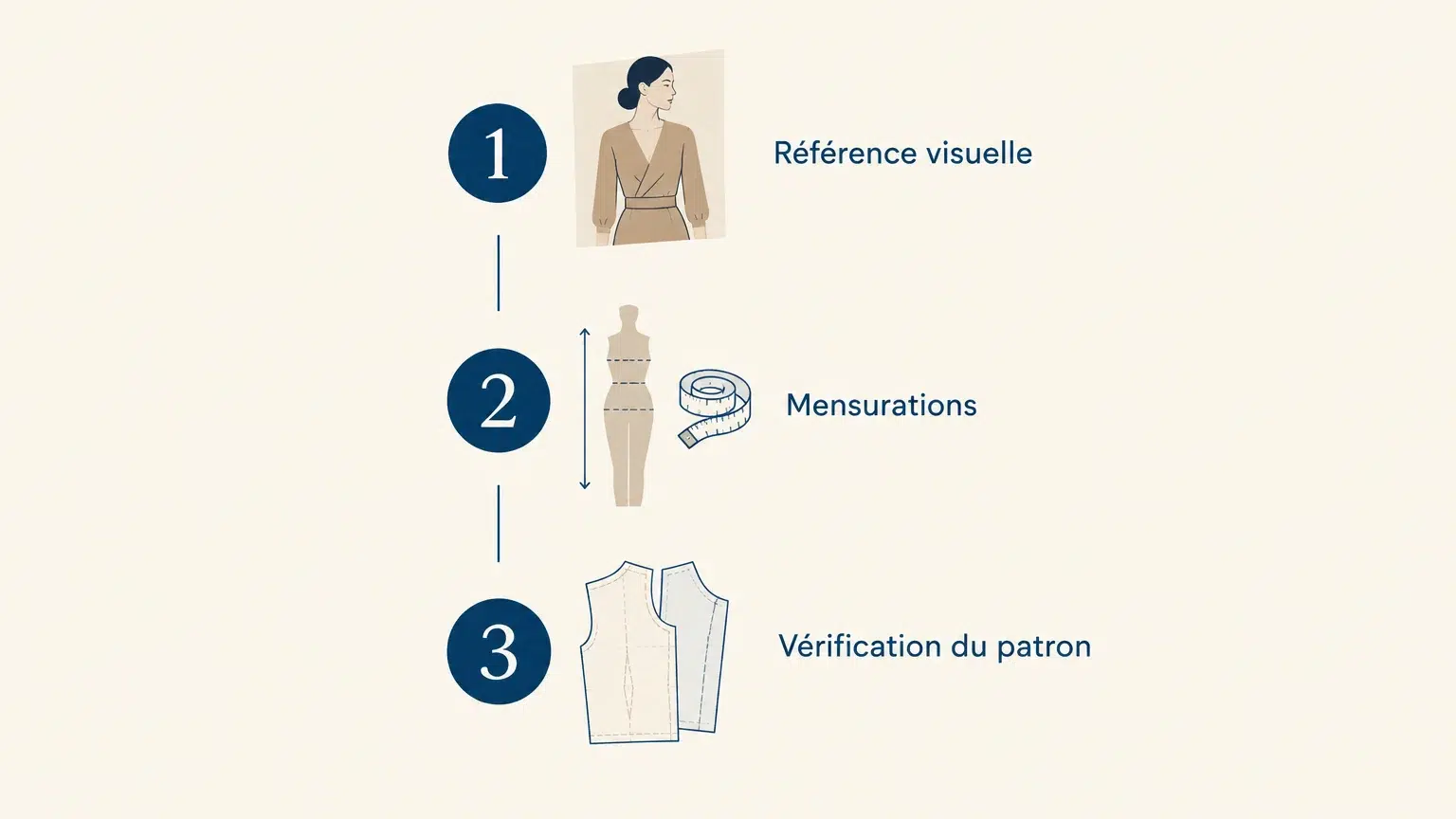 Checklist des éléments à réunir pour passer d’une photo à un patron vérifiable